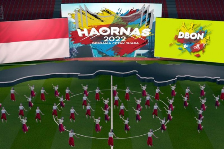 Mengintip Persiapan Haornas 2022 di Stadion Batakan