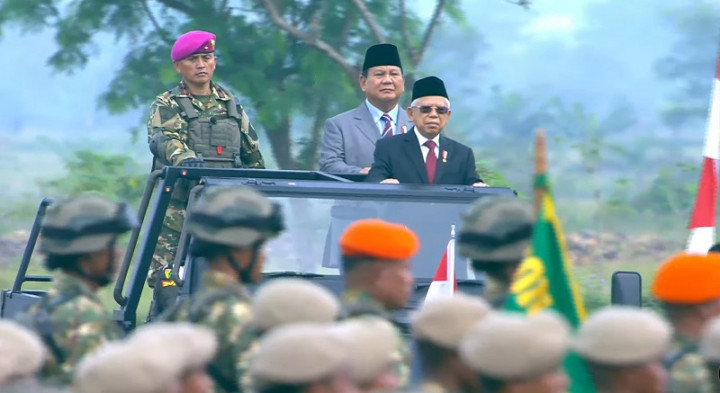 Wapres Lantik 2.974 Personel Komponen Cadangan TNI 2022