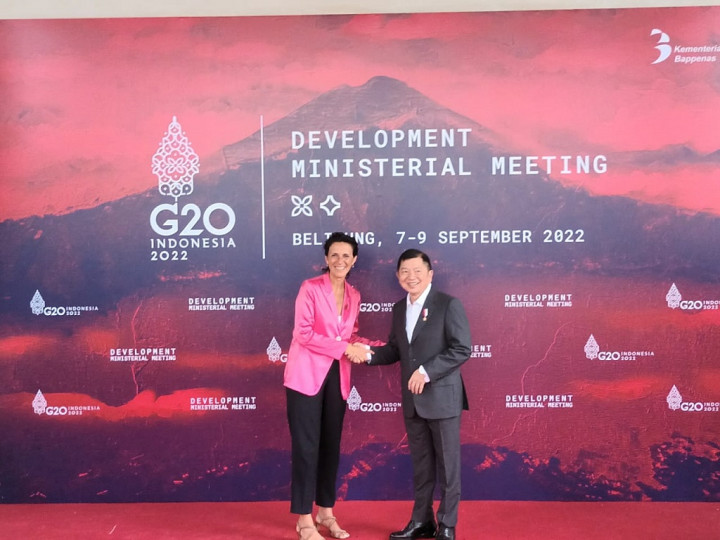 Suharso Monoarfa Terima Menteri dan Delegasi di G20 DMM