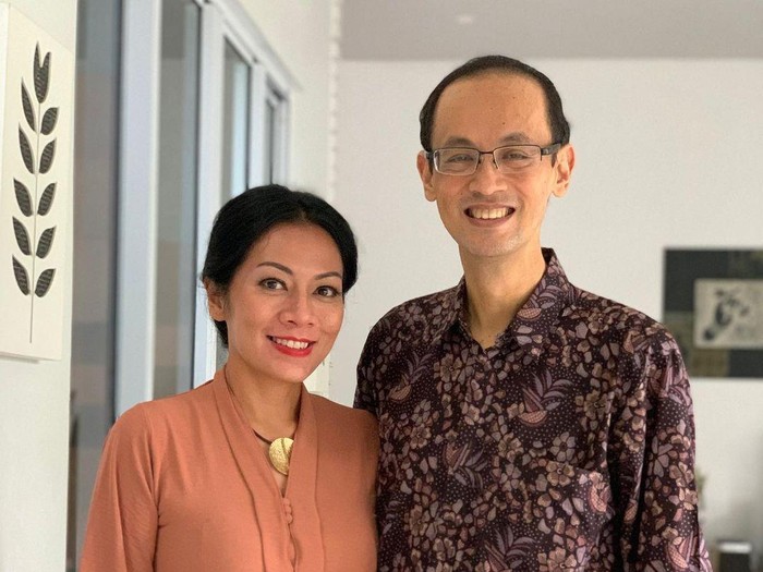 Dewi Lestari dan Reza Gunawan (Foto: instagram)