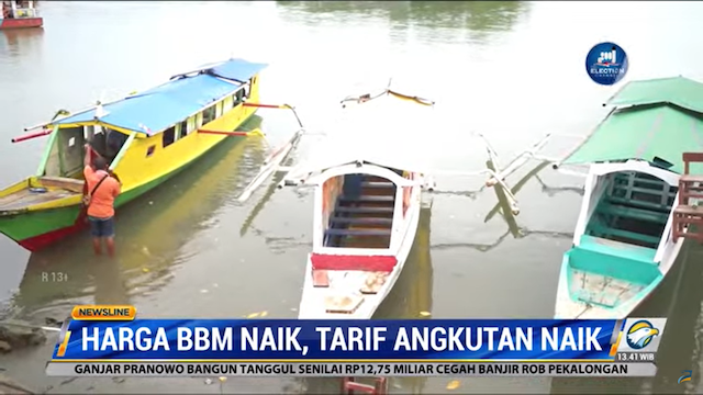 Imbas Kenaikan BBM, Tarif Taksi Air di Gorontalo Naik 10 Persen