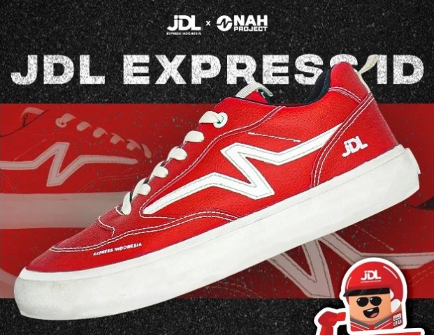 Ini kolab antara Nah Project dengan JDL Express untuk kurir. Foto: Dok. Instagram JDL Express Indonesia/@jdlexpressid)