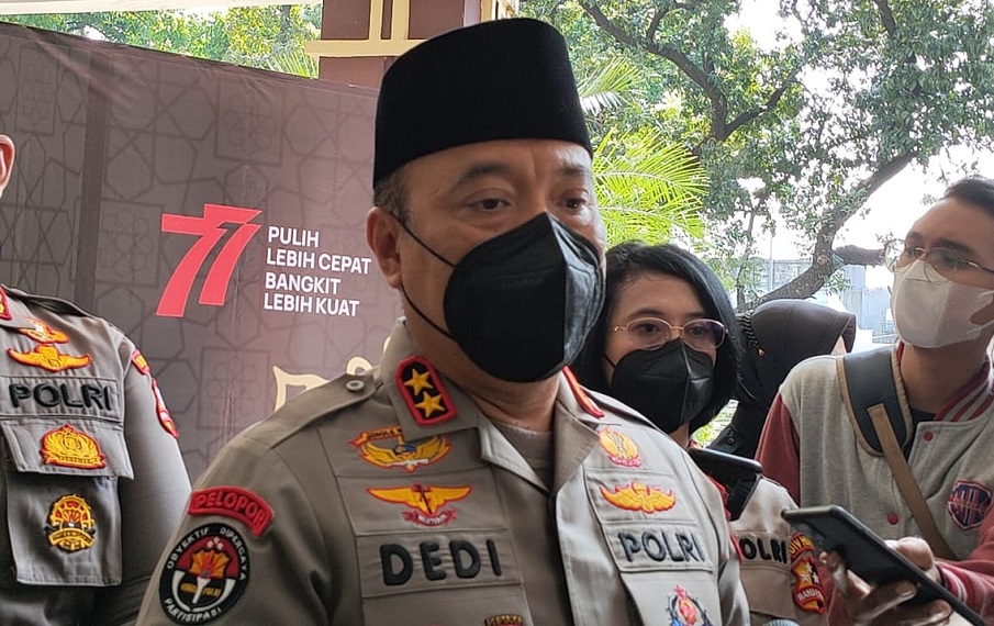 Kadiv Humas Polri Irjen Dedi Prasetyo di Mabes Polri. Medcom.id/Siti Yona Hukmana