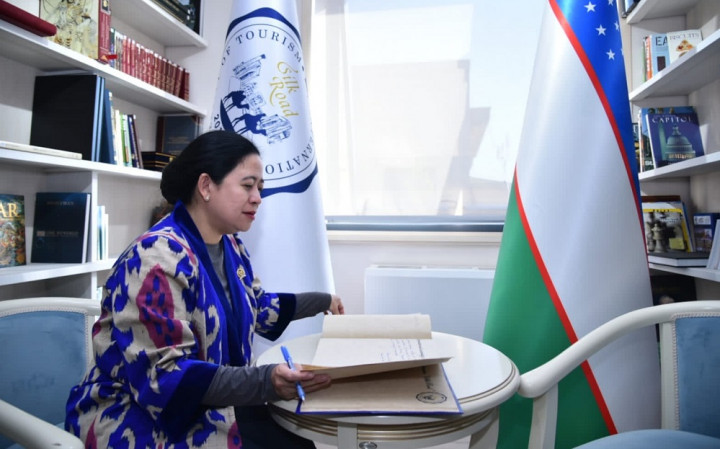 Punya Histori Bung Karno, Puan Kunjungi Makam Imam Al-Bhukari di Uzbekistan Punya Histori Bung Karno, Puan Kunjungi Makam Imam Al-Bhukari di Uzbekistan