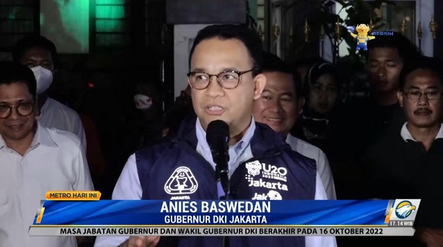 Anies: Pj Gubernur DKI Jakarta Harus Bisa Lanjutkan Pembangunan Ibu Kota