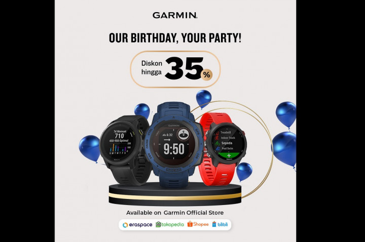 Garmin Rayakan Ulang Tahun ke-33