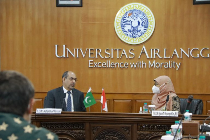 Duta Besar Pakistan Jajaki Kerja Sama Pendidikan dengan Unair