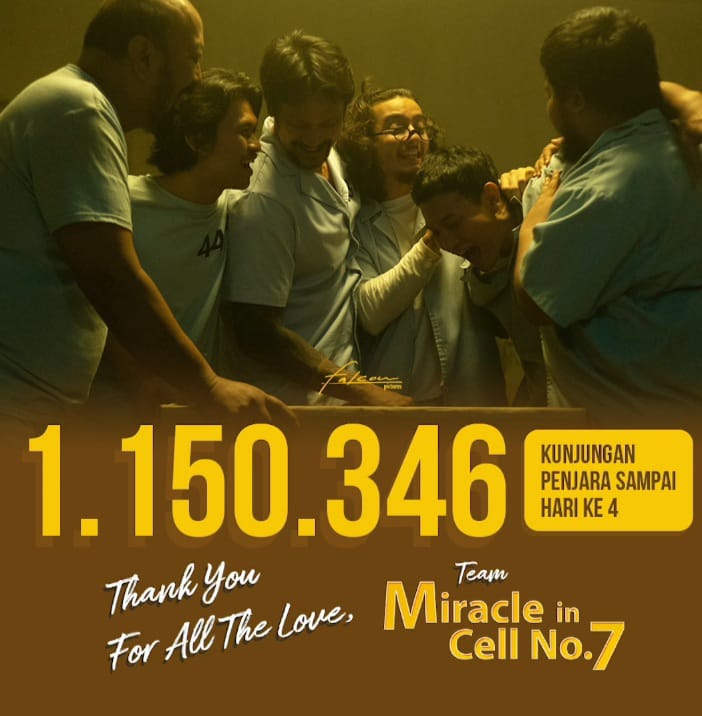 Penonton Film Miracle In Cell No. 7 Tembus 1,1 Juta dalam Empat Hari