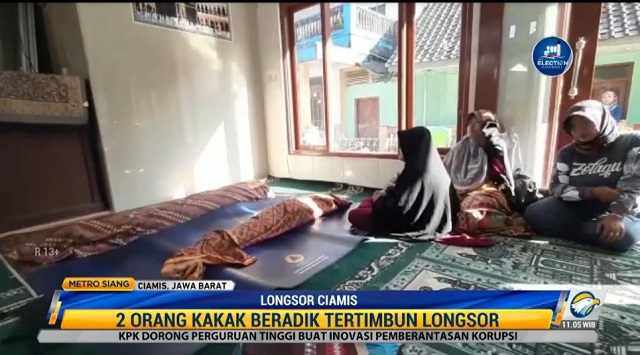 Kisah Tragis Kakak Adik Jadi Korban Jiwa Longsor Ciamis