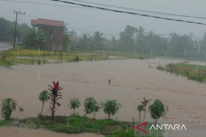 Banjir Setinggi 1 Meter Tutup Jalan Utama Selatan Cianjur