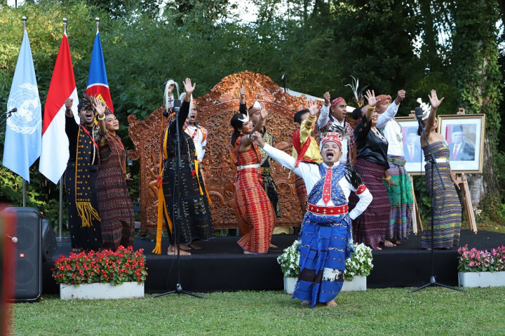 Pesona NTT Pukau Resepsi Diplomatik HUT ke-77 RI di Jenewa