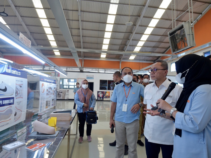 Mendag Lepas Ekspor Sepatu Nike Senilai USD211 Ribu ke Belanda