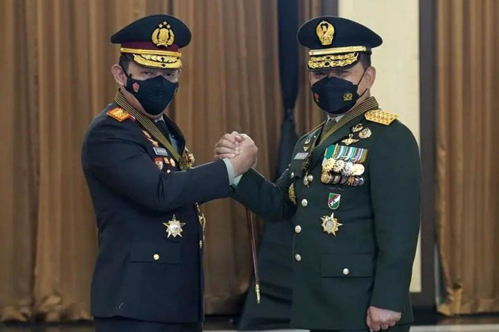 KSAD Terima Bintang Bhayangkara Utama dari Polri