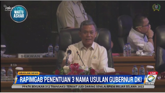 DPRD DKI Kirim Usulan 3 Nama Pengganti Anies, Heru Budi Dapat Dukungan Terbanyak