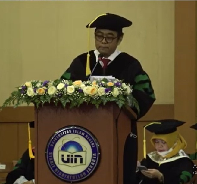 Soroti Koeksistensi Hukum Nasional, Tholabi Dikukuhkan jadi Guru Besar UIN Jakarta