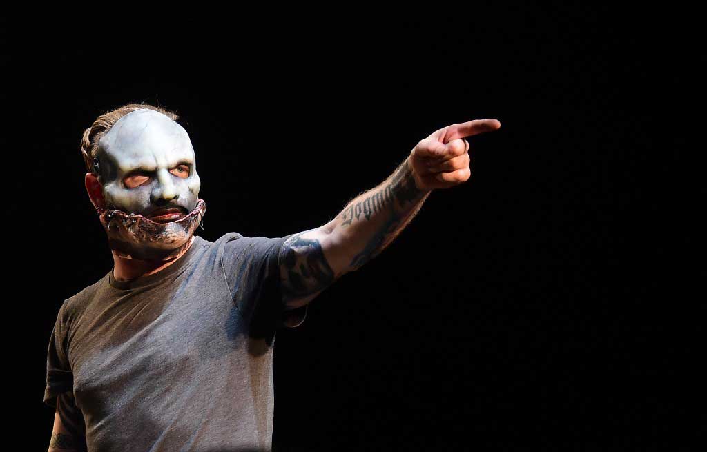 Corey Taylor dari Slipknot (Foto: AFP)