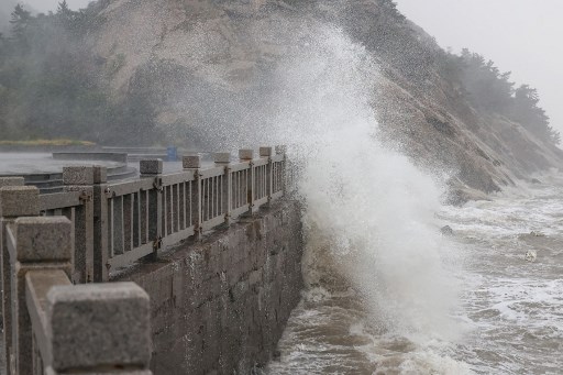 Topan Muifa Paksa 1,6 Juta Orang di Shanghai Dievakuasi