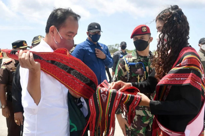 Jokowi Tiba di Kabupaten Maluku Barat Daya