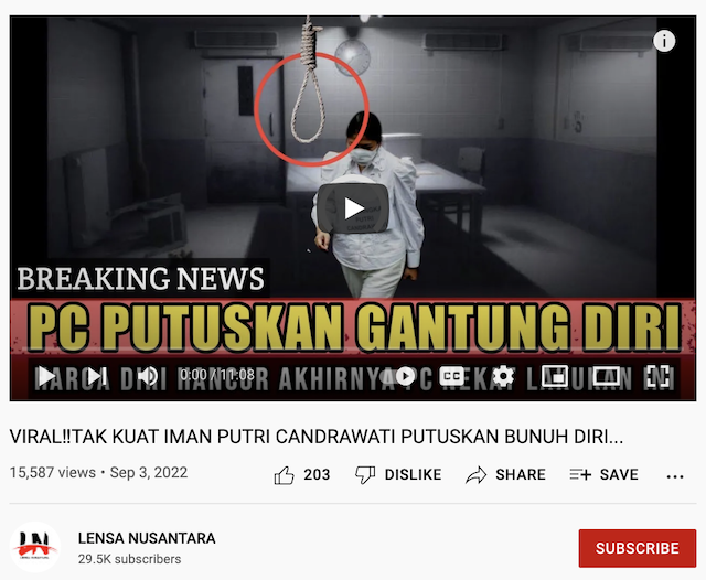 [Cek Fakta] Video Putri Candrawati Putuskan Bunuh Diri karena Tak Kuat Iman? Cek Dulu Faktanya