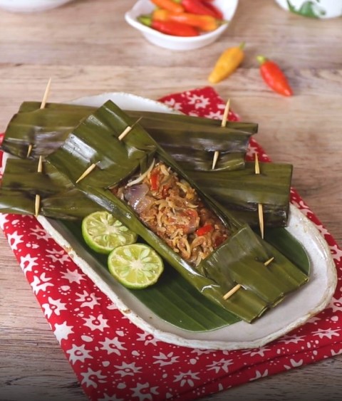 Resep khas Cianjur ini wajib kamu coba. Pepes galendo yang pastinya sedap. (Foto: Dok. Endeus TV)