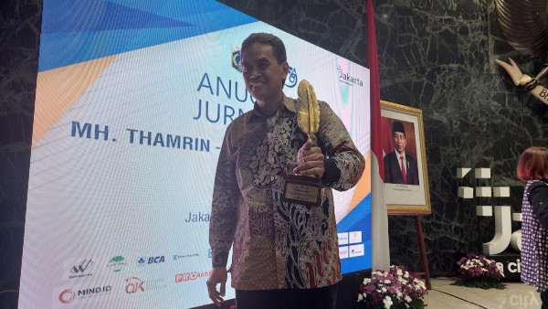 Media Indonesia menyabet juara pertama Anugerah Jurnalistik Mohammad Husni (MH) Thamrin 2022. Medcom.id/Kautsar