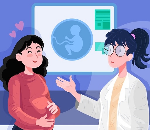 Bayi lebih banyak melakukan gerakan ketika ibu mereka menyentuh perutnya. (Foto: Ilustrasi. Dok. Freepik.com)