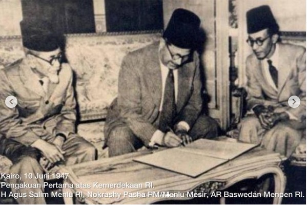 Mengintip Kedekatan Indonesia dan Dunia Arab Hingga Dapat Surat Pengakuan Kedaulatan dari Mesir