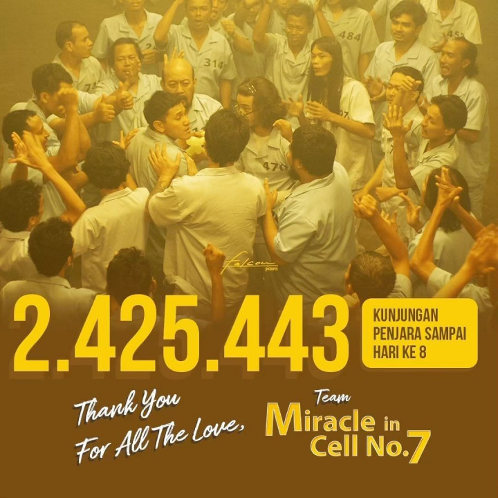 Film Miracle In Cell No. 7 Raih 2,4 Juta Penonton dalam Sepekan