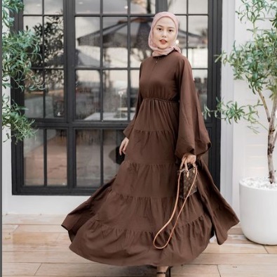 5 Padu Padan Gamis ala Dara Arafah Ini Bisa Kamu Terapkan