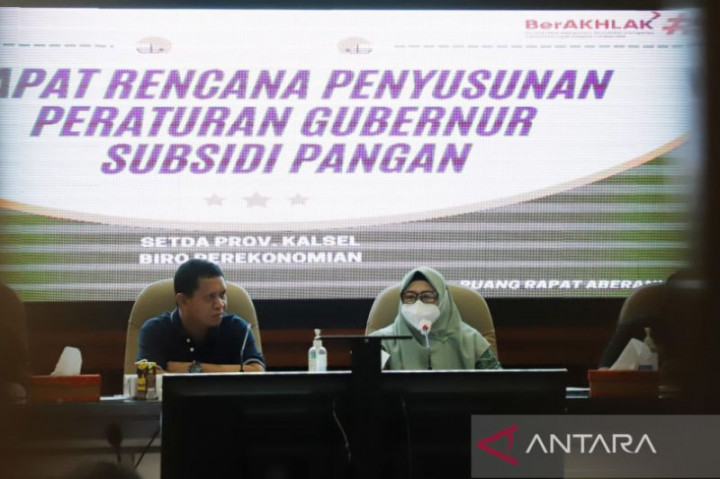 Kalsel Siapkan Aturan Pemberian Subsidi Pangan guna Tekan Inflasi