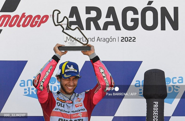 MotoGP Aragon: Bastianini Juara, Quartararo dan Marquez Jatuh