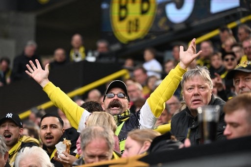 Fan Borussia Dortmund. (Foto: AFP/Ina Fassbender) 