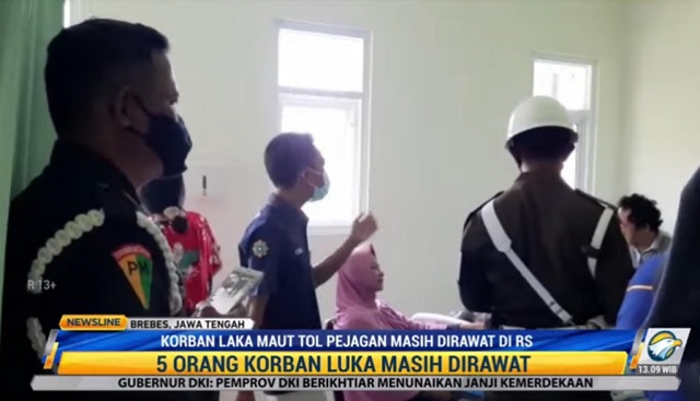 5 Korban Kecelakaan Beruntun Tol Pejagan-Pemalang Masih Dirawat
