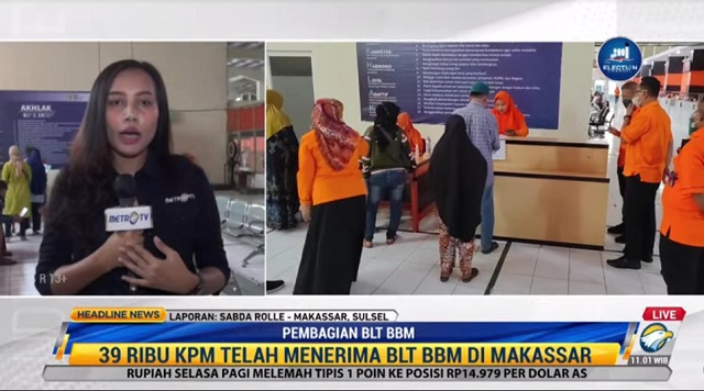 39 RIbu Keluarga di Makassar Terima Manfaat BLT BBM