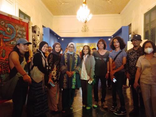 Menyerap Ilmu dari Para Maestro di Pameran Seni Founding/Finding Text