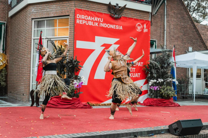 Sambil Menari Poco-Poco, Begini Meriahnya Resepsi Diplomatik HUT ke-77 RI di Belanda