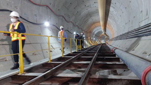 Ini Progres Pembangunan Jalur MRT dari Stasiun Harmoni-Mangga Besar