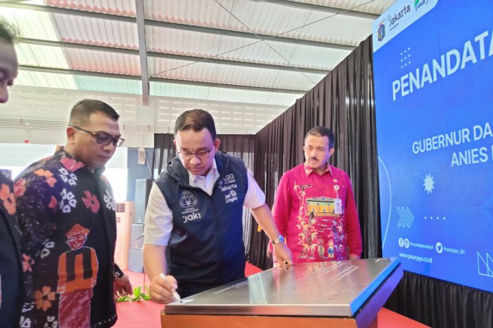 Anies Resmikan 4 Pasar yang Baru Bersolek