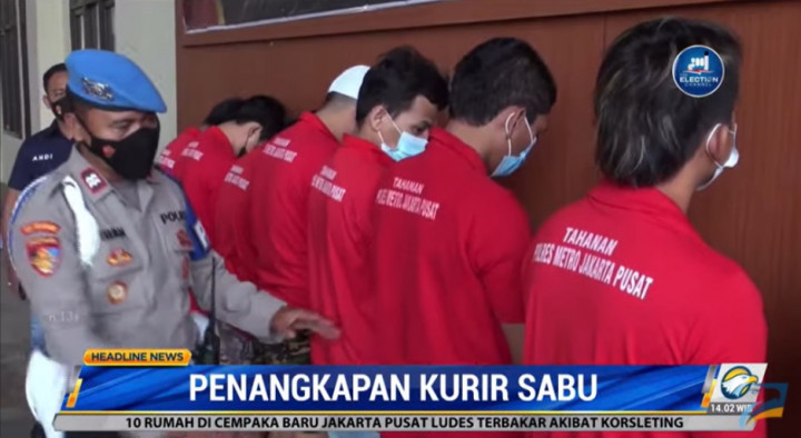 9 Anggota Gembong Narkoba Ditangkap, 1 Pelaku Emak-Emak