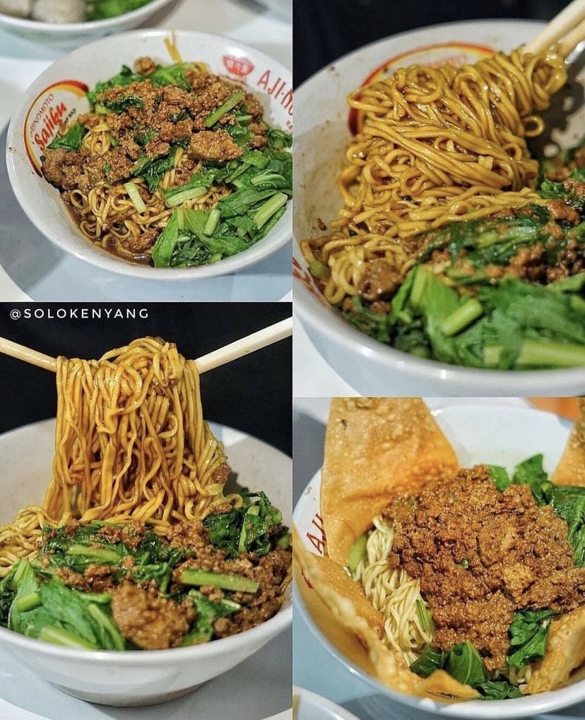 Mie ayam ala gerobak. Foto: Dokumen pribadi dan Instagram