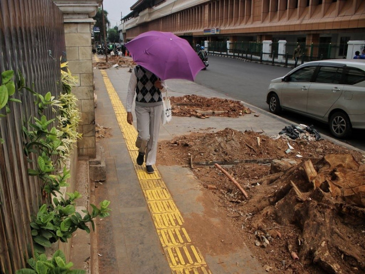 Revitalisasi Trotoar di Jakarta Sebagian Besar Sudah di Atas 70%
