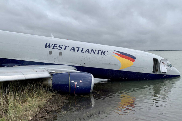 Foto: Pesawat Boeing 737 Tergelincir di Bandara Montpellier