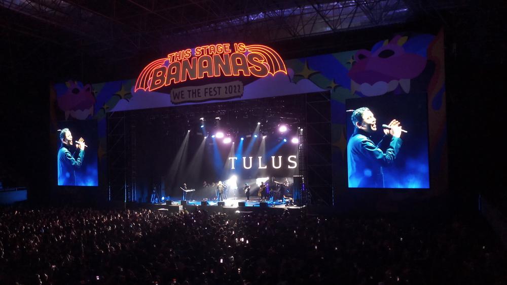 Tulus di We The Fest 2022 (Foto: medcom)