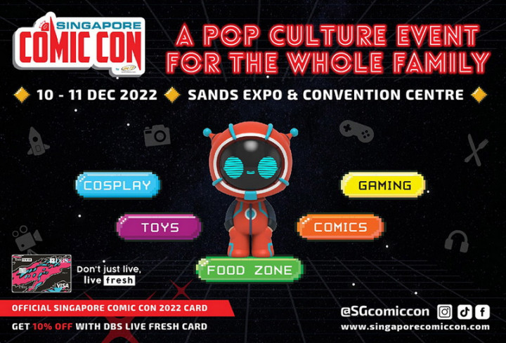 Dua Tahun Terhenti, Singapore Comic Con Kembali Digelar