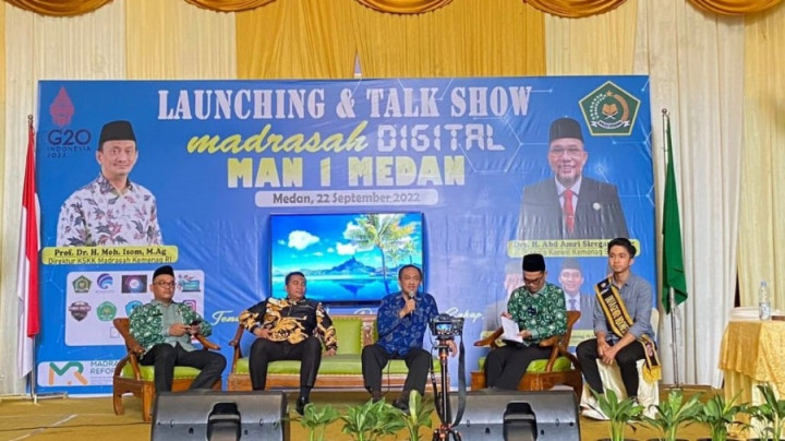Kemenag Luncurkan Program Madrasah Digital MAN 1 Medan