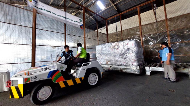 RI Kucurkan USD1 Juta ke Pakistan, JAS Tampung 99.940 Kg Logistik