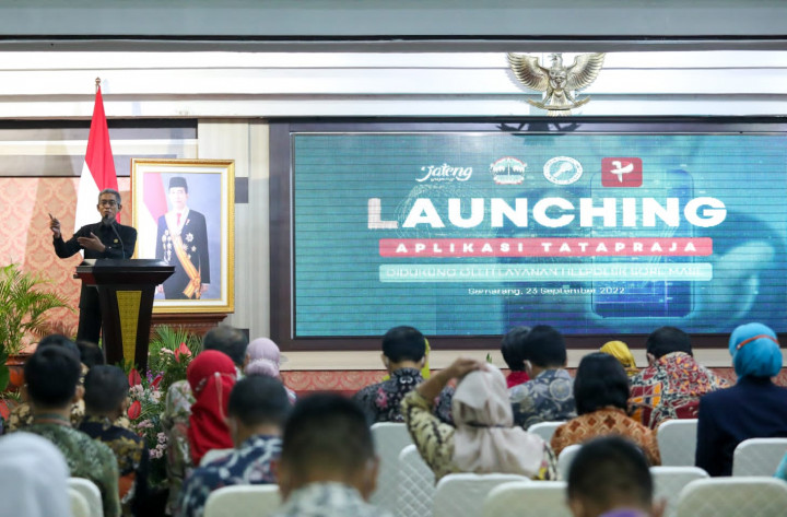 Dorong Digitalisasi, Pemprov Jateng Luncurkan Aplikasi Tatapraja