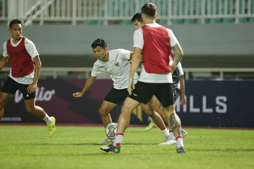 Intip Latihan Timnas Indonesia Jelang FIFA Matchday Lawan Curacao