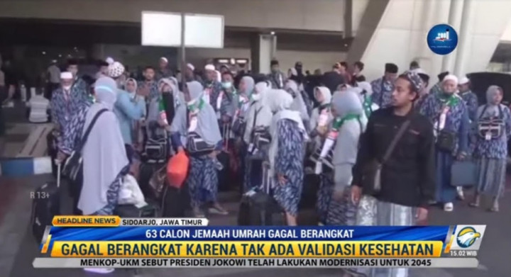 63 Calon Jemaah Umrah Gagal Terbang Akibat Miskomunikasi