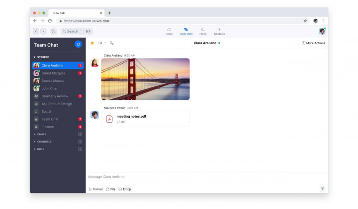 Zoom Team Chat Tambah Kolaborasi Tim Hybrid dan Jarak Jauh